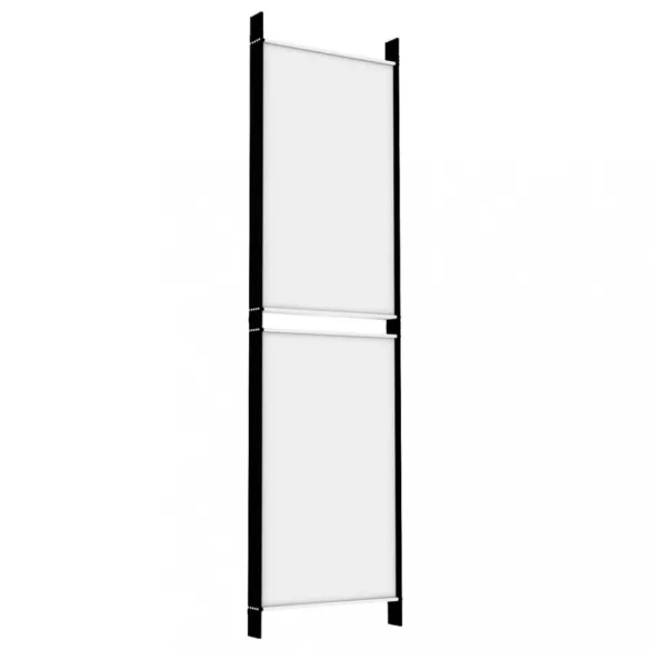 fehér 5 paneles paraván 250x180 cm szövet