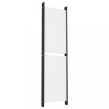 6 paneles fehér szövet térelválasztó 300x180 cm