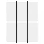 fehér 3 paneles szövetparaván 300x180 cm