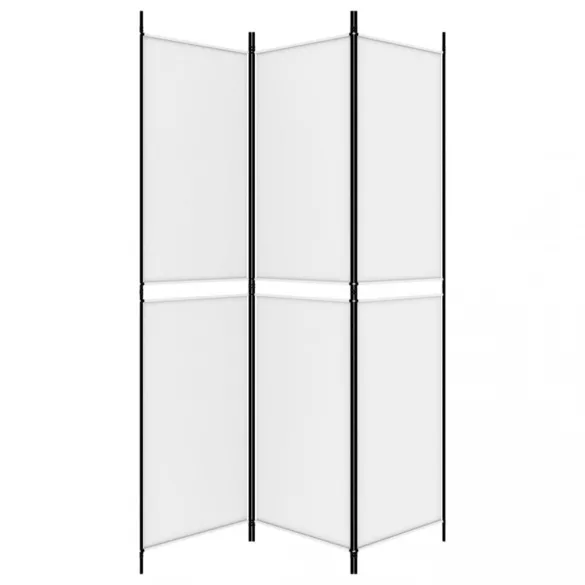fehér 3 paneles szövetparaván 300x180 cm