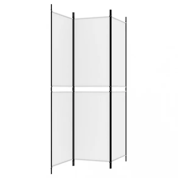 fehér 3 paneles szövetparaván 300x180 cm
