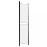 4 paneles fehér szövet térelválasztó 200 x 200 cm