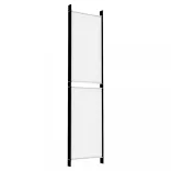 fehér 5 paneles paraván 250x200 cm szövet