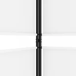 fehér 5 paneles paraván 250x200 cm szövet