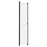 fehér 5 paneles paraván 250x220 cm szövet