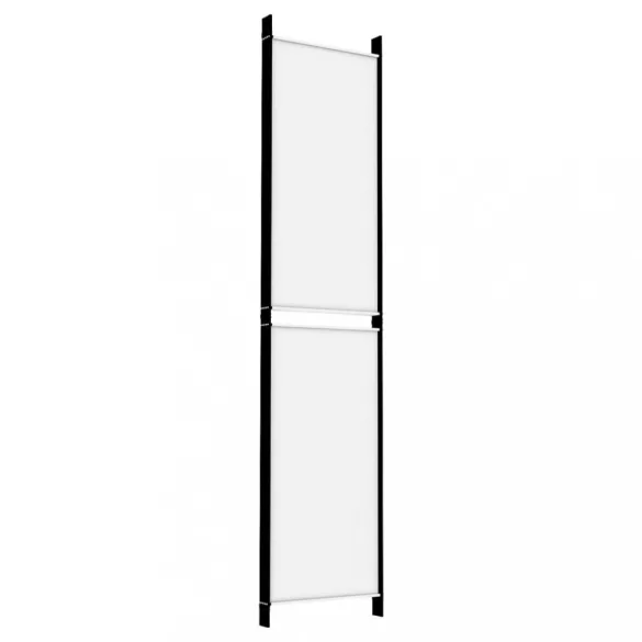 fehér 5 paneles paraván 250x220 cm szövet