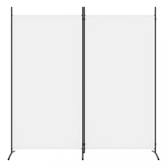 2 paneles fehér szövet térelválasztó 175x180 cm