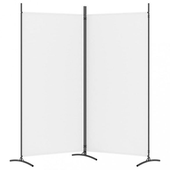 2 paneles fehér szövet térelválasztó 175x180 cm