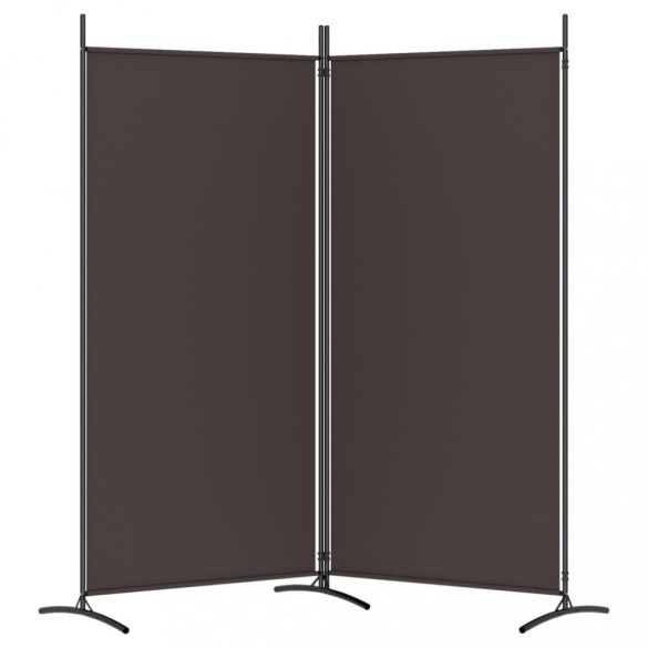 2 paneles barna szövet paraván 175x180 cm