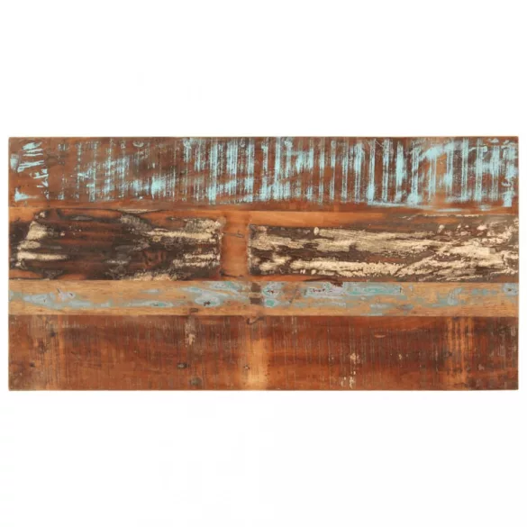 tömör újrahasznosított fa étkezőasztal 110 x 55 x 76 cm