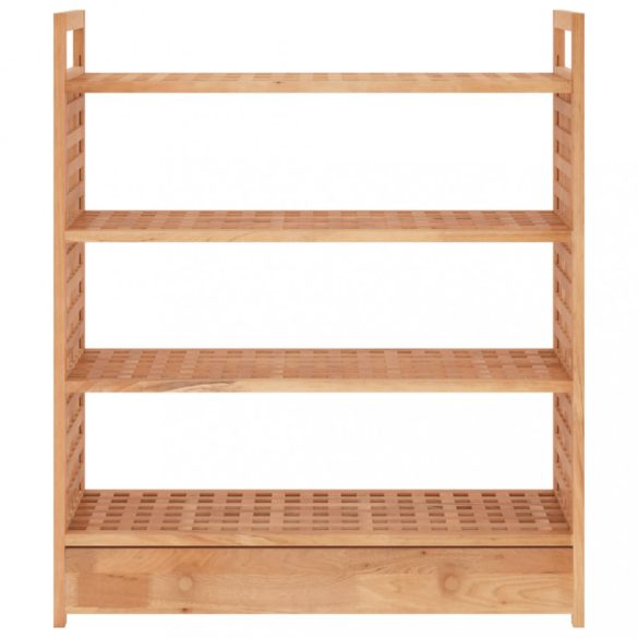 tömör diófa cipőállvány fiókkal 70 x 27 x 81 cm