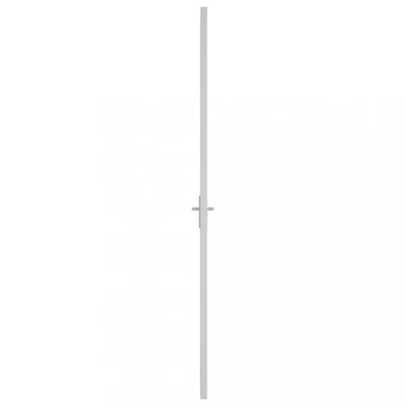 fehér ESG üveg és alumínium beltéri ajtó 76 x 201,5 cm