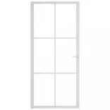 fehér ESG üveg és alumínium beltéri ajtó 93 x 201,5 cm