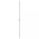 fehér ESG üveg és alumínium beltéri ajtó 93 x 201,5 cm