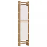 4 paneles összecsukható bambusz és vászon térelválasztó 160 cm