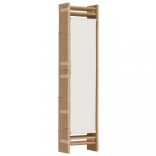 5 paneles összecsukható bambusz és vászon térelválasztó 200 cm