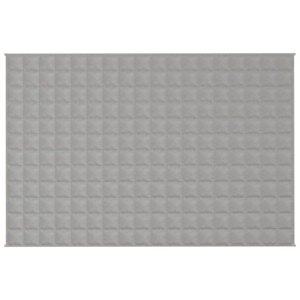 szürke szövet súlyozott takaró 120 x 180 cm 9 kg