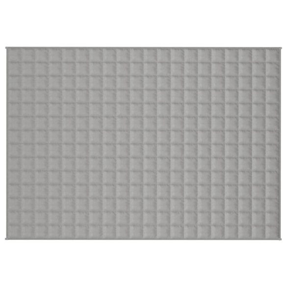 szürke szövet súlyozott takaró 138 x 200 cm 6 kg