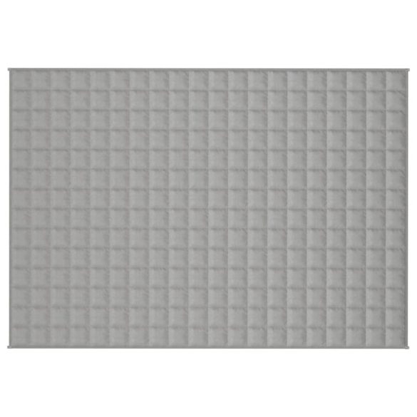 szürke szövet súlyozott takaró 138 x 200 cm 10 kg