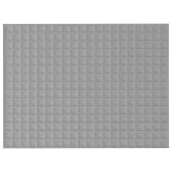 szürke szövet súlyozott takaró 150 x 200 cm 7 kg