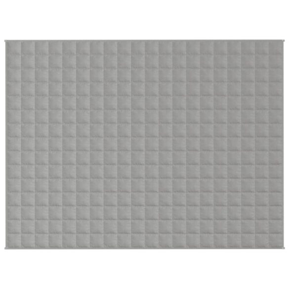 szürke szövet súlyozott takaró 150 x 200 cm 11 kg