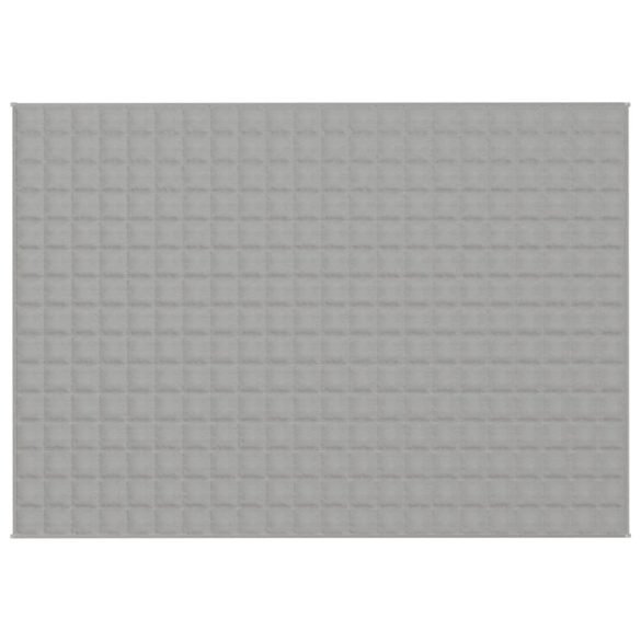 szürke szövet súlyozott takaró 155 x 220 cm 11 kg