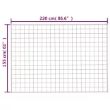 szürke szövet súlyozott takaró 155 x 220 cm 11 kg