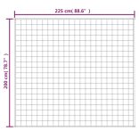 szürke szövet súlyozott takaró 200 x 225 cm 9 kg