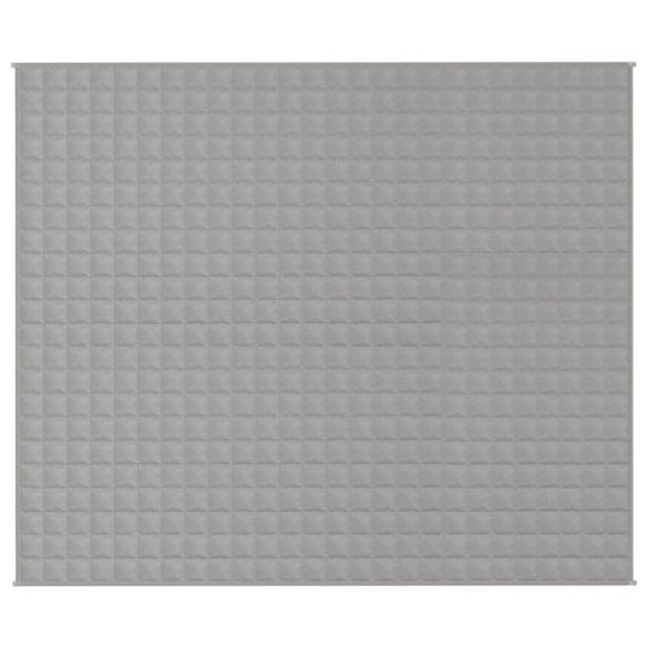 szürke szövet súlyozott takaró 220 x 260 cm 15 kg