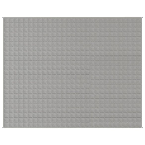 szürke szövet súlyozott takaró 235 x 290 cm 15 kg