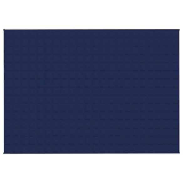 kék szövet súlyozott takaró 155 x 220 cm 11 kg