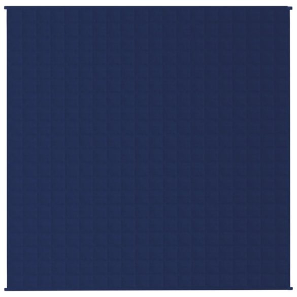 kék szövet súlyozott takaró 200 x 200 cm 9 kg