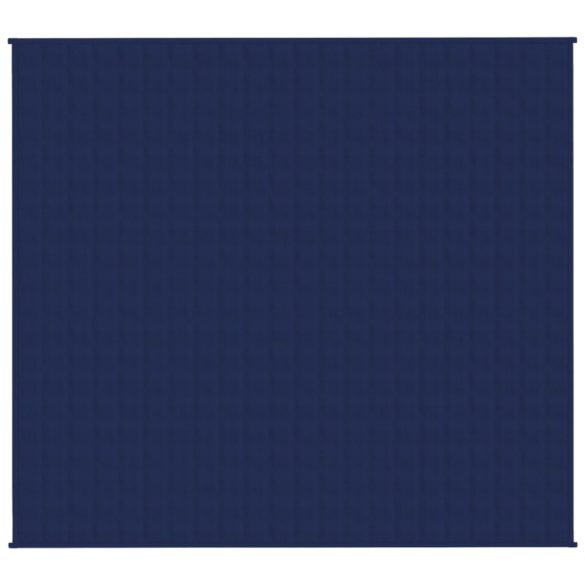 kék szövet súlyozott takaró 200 x 225 cm 9 kg