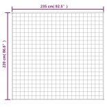 kék szövet súlyozott takaró 220 x 235 cm 11 kg