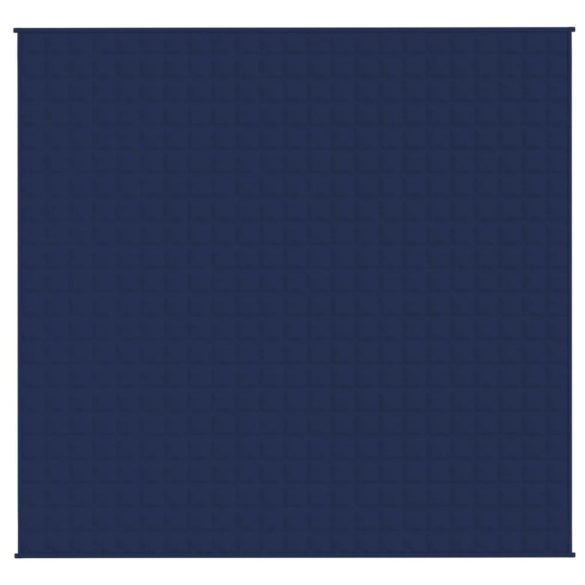 kék szövet súlyozott takaró 220 x 235 cm 15 kg