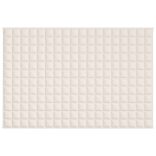 világos krémszínű szövet súlyozott takaró 120 x 180 cm 9 kg