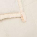 világos krémszínű szövet súlyozott takaró 138 x 200 cm 6 kg