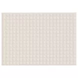 világos krémszínű szövet súlyozott takaró 155 x 220 cm 7 kg