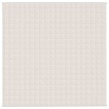 világos krémszínű szövet súlyozott takaró 200 x 200 cm 9 kg