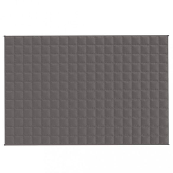 szürke szövet súlyozott takaró 120 x 180 cm 5 kg