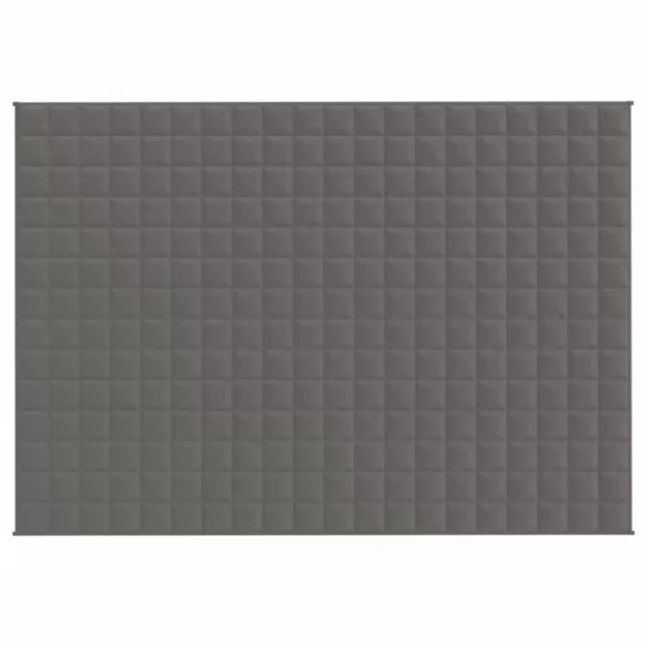 szürke szövet súlyozott takaró 138 x 200 cm 6 kg