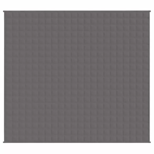 szürke szövet súlyozott takaró 200 x 225 cm 13 kg