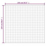 szürke szövet súlyozott takaró 220 x 235 cm 11 kg