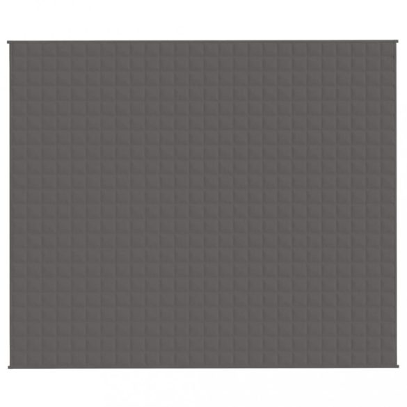 szürke szövet súlyozott takaró 220 x 260 cm 15 kg