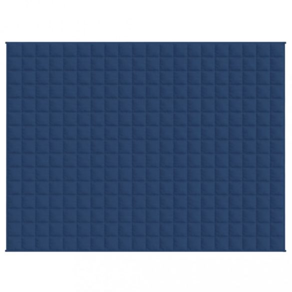 kék szövet súlyozott takaró 150 x 200 cm 7 kg