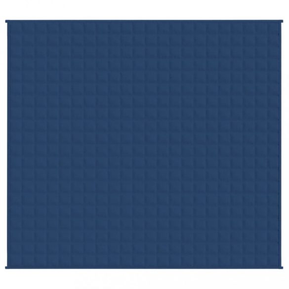 kék szövet súlyozott takaró 220 x 235 cm 11 kg