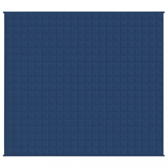 kék szövet súlyozott takaró 220 x 235 cm 15 kg