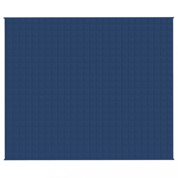 kék szövet súlyozott takaró 220 x 260 cm 15 kg