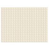 világos krémszínű szövet súlyozott takaró 150 x 200 cm 11 kg