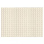 világos krémszínű szövet súlyozott takaró 155 x 220 cm 11 kg